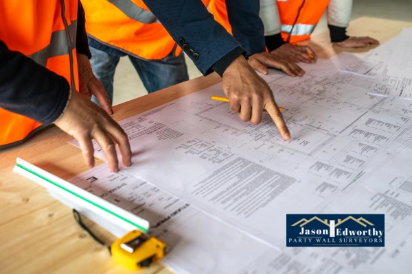 See if you need a party wall agreement for building along boundary line Eckington
